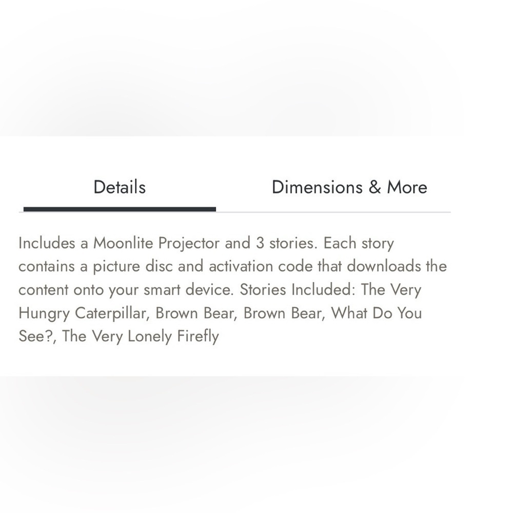 Moonlite Storytime Projector Eric Carle 3 Story Pack Very Hungry Caterpillar - Picture 3 of 7